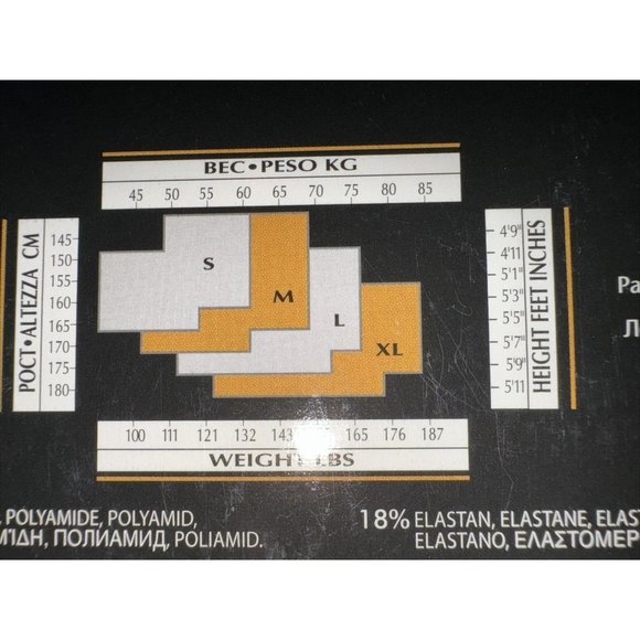 Oroblu Shock up 40  Color:  Cacao   Size: Large  VOBC01030 - 08 - Picture 3 of 6